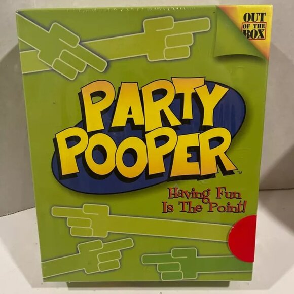 Party Pooper Board Game, Out of the Box Games, SEALED New - Picture 1 of 3
